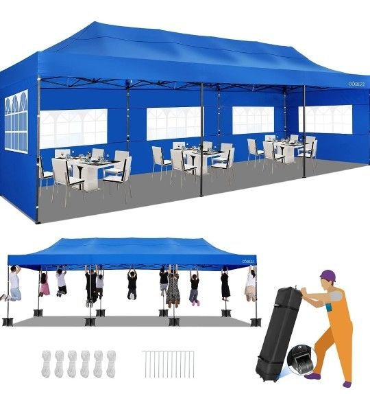 30x10ft commercial popup canopy tent rental