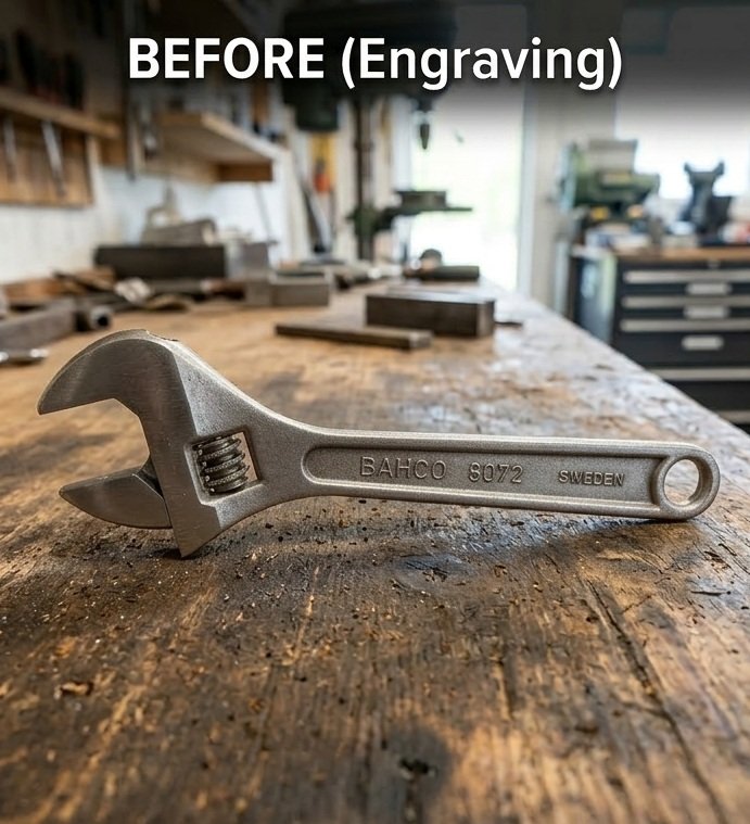 Before engraving